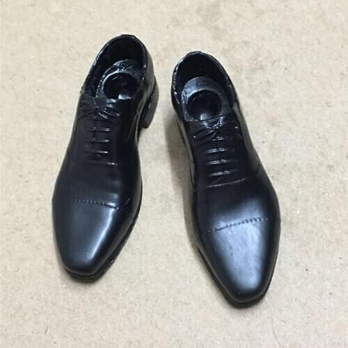 1/6 scale male soldier leather shoes Black brown shoes model for 12in action figure collections toy accessories