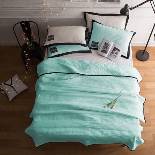 Pure Color Summer Quilt Plain Summer Cool Quilt Air-conditioning Quilt