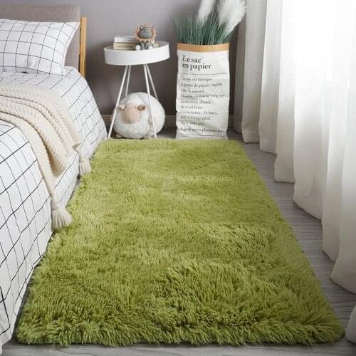 Shaggy Carpet Faux Fur Area Rug Floor Mats Door Carpet For Living Room Bedroom Decoration Supplies