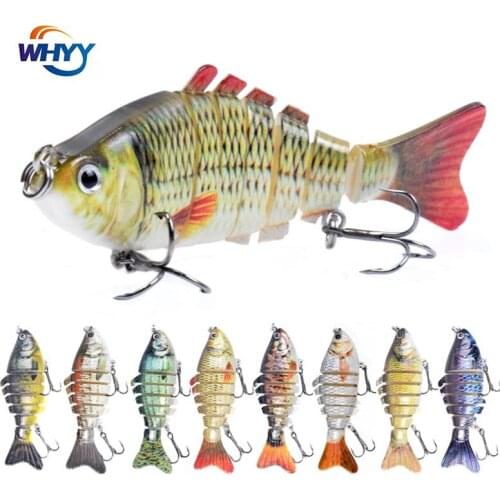 1PCS Fishing Baits Trolling Swim Minnow Wobbler Multi-section Hard Bait100mm15g Artificial Crankbait JerkBait Fishing tackleLure
