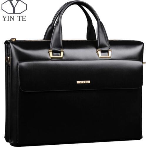 YIN TE Men's Black Bags