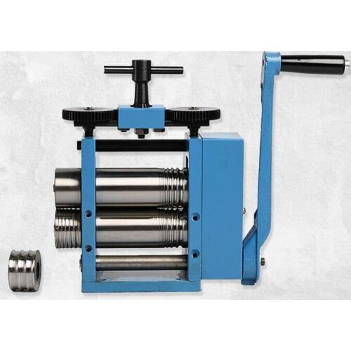 Newest BLUE Rolling Mill ( 4 ROLLERS ), Hand Operated jewelry rolling mill joyeria