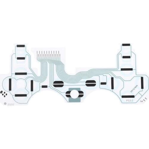 Circuit Circuit Film Button Ribbon Conductive Keyboard Flex PCB SA1Q160A Replacement for PS3 Playstation 3 Vibration Handle