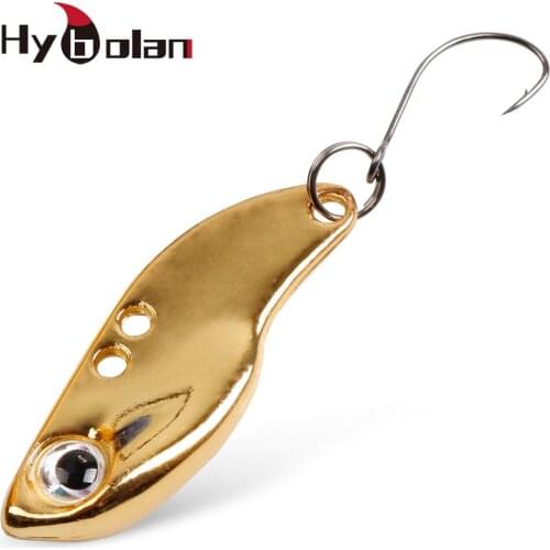1pcs Metal Hard Baits Artificial Fishing Lure Tackle 3G/4G/5.5G Spoon Single hook VIB For Trout Pesca Peche bass Freshwater 1pcs