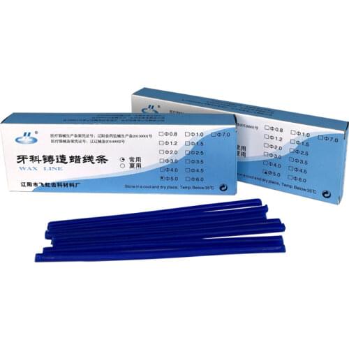 3Boxes Dental Lab Wax Line Sprue Wax Lines Casting Wax Bar Dental Laboratory for Free Shipping