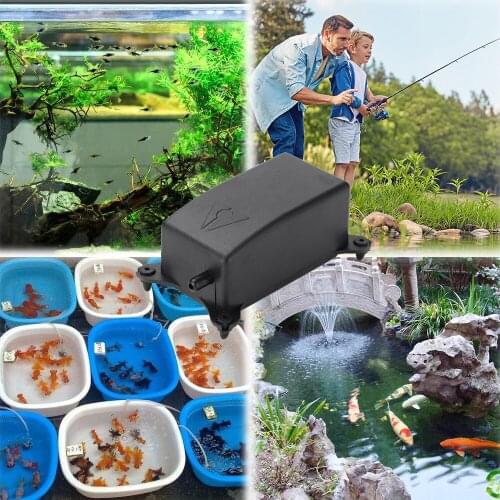 Fish tank aquarium air pump 2w 110v/220v Small aeration pump with enough air volume per hole quiet Aquarium accessories