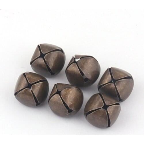 Antique Bronze Jingle Bells Christmas Bells Decorative Bells Sound Bells Bulk Jingle Bells Charm Pendants Jewelry Making Finding