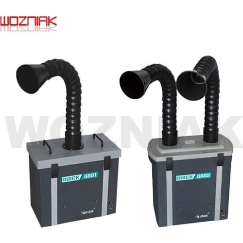 QUICK 6601 Soldering Smoke Purifying Machine Smoke Filter System for ESD Soldering Moxibustion/Medical/Home/Industrial