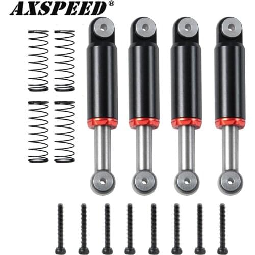 AXSPEED 4PCS SCX24 Shock Absorber RC Car 32mm Internal Spring Damper Shock Kit for 1/24 RC Crawler Axial SCX24 90081