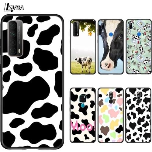 Cow Pattern Animal For Huawei Mate 40 RS 30 20 20X 10 P Smart 2021 2020 Z S Pro Plus Lite 2019 2018 Phone Case