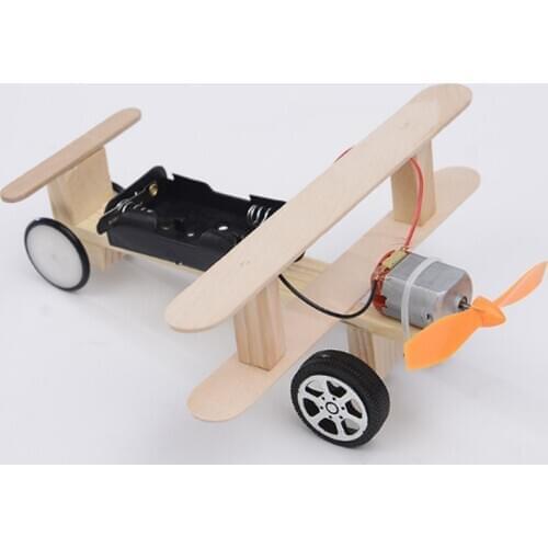 Childrens DIY Technology Small Production Electric Aircraft Invention Student Science Experiment Manual Material Toys for Kids