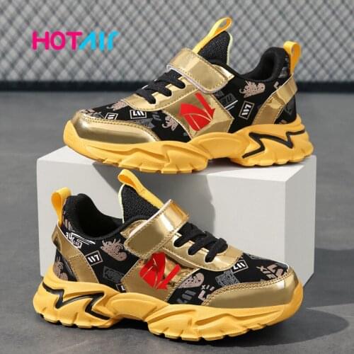 2021 Autumn Sneakers Kids Sports Shoes For Boys Children Casual Boy Sneaker Student Shoes Child Anti-Slippery