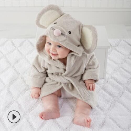 20 Designs Baby Bath Hooded Animal model ing Baby Bathrobe Cartoon Baby Spa Towel Character kids bath robe infant beach towels