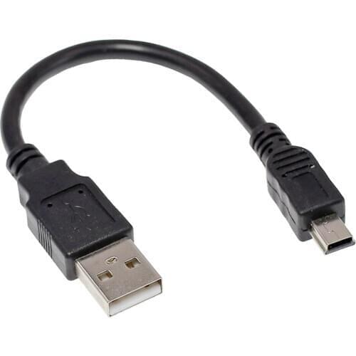 14cm Short USB2.0 High Speed USB 2.0 Cable Extension Cable A Male To Mini 5-pin B Male USB Adapter Laptop Cable New Arrival