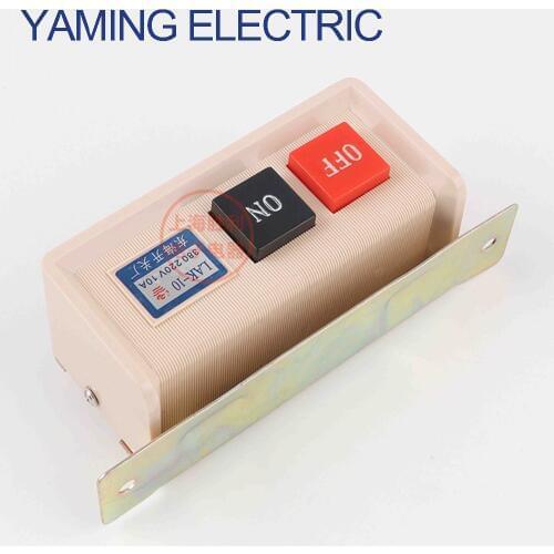 P183 ON-OFF 2 position Push button switch LAK-10 Start Stop Flush Mounted for Sewing machine switch 10A 380V 220V
