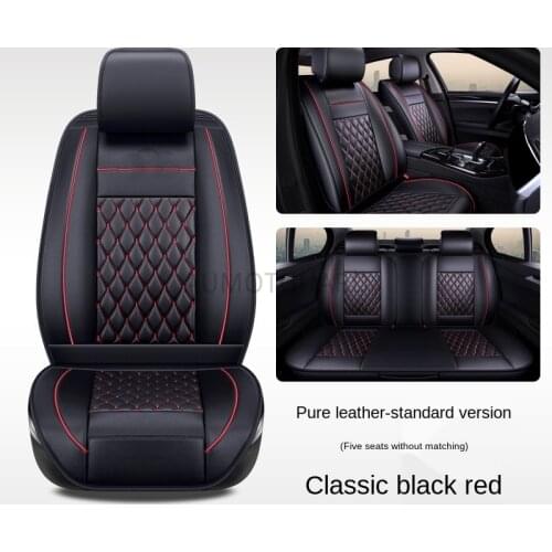 Leather Car Seat Covers For Volkswagen Vw Passat B5 B6 B7 Polo 4 5 6 7 Golf Tiguan Jetta AUTO Accessories Car Five Seats