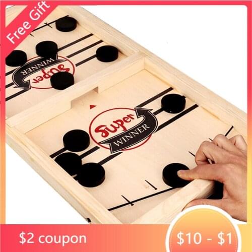 HOT Foosball Winner Games Table Hockey Game Catapult Chess Parent-child Interactive Toy Fast Sling Puck Board Game Toys For Kids