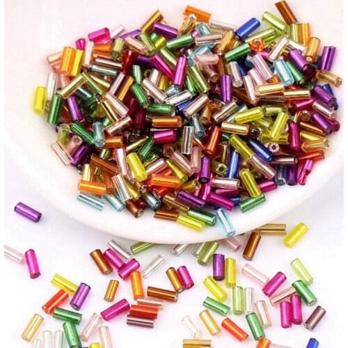 Small Tube 4x2mm 6x2mm Crystal Glass Loose Spacer Seed Beads Wholesale Bulk Lot For Jewelry Making DIY Crafts Findings