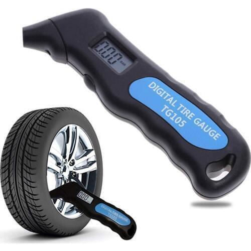 TG105 Digital Car Tire Tyre Air Pressure Gauge Meter LCD Display Manometer Barometers Tester for Car Truck Motorcycle Bike