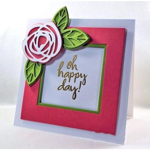 Rose Flower And Leaf Metal Cutting Dies Stencil For DIY Scrapbooking Decorative Embossing Suit Paper Cards Die Cutting Template