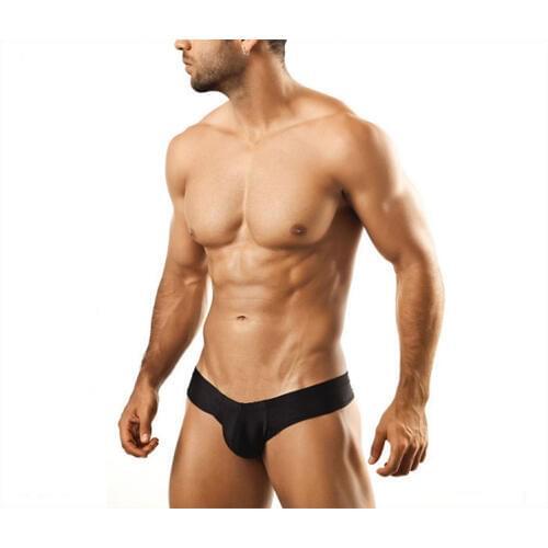 Mens elastic breathable draping mens low waist small bag hip thong ultra-low waist
