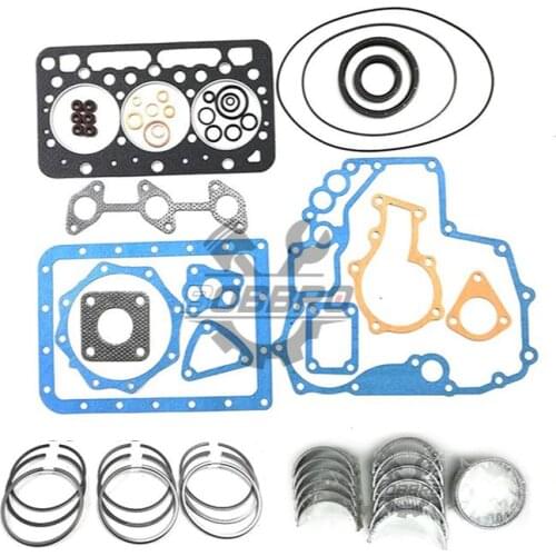 D722 Complete Gasket Kit With Piston Ring 16853-21050 Mian Bearng 15861-23484 Rod Bearing Set 15861-22314 For Kubota