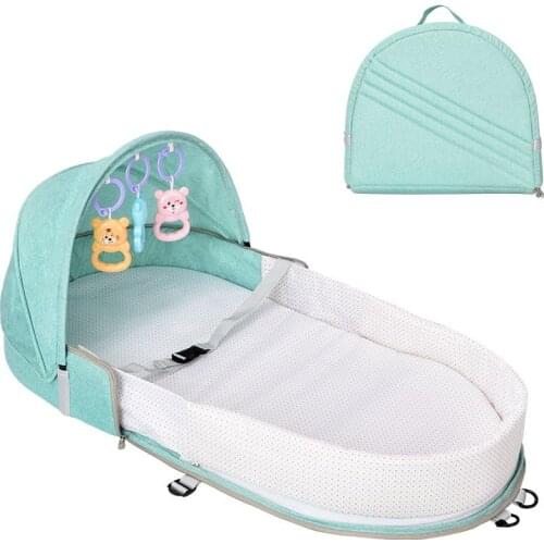 90*45cm Infant Crib Baby Nest Bed Portable Crib Travel Bed Toddler Cotton Cradle For Newborn Baby Bassinet Bumper