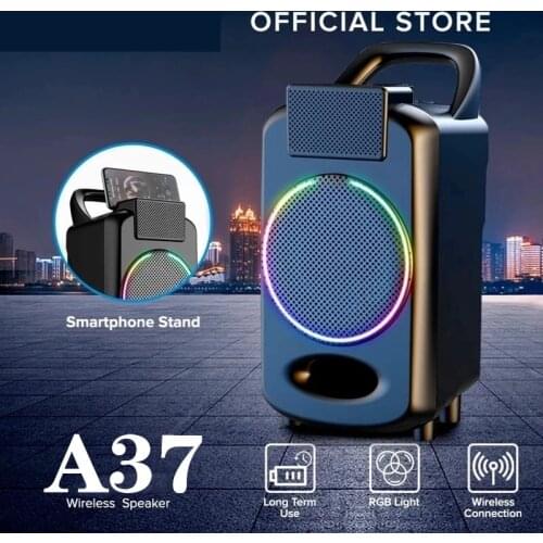 40w high-power portable bluetooth speaker indoor and outdoor wireless subwoofer mobile phone holder supports TF frequency modula