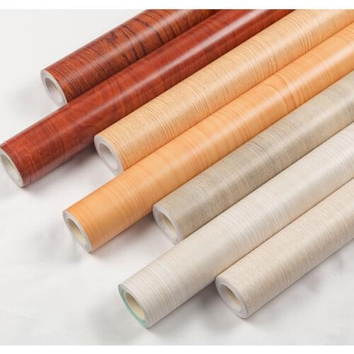 DIY Self Adhesive Sticker Waterproof Wallpaper in Rolls Home Decoration Stickers & Posters Furniture Cabinets PVC Decor Films