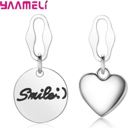 Hip Hop Ear Decoration Hoop Earrings 925 Sterling Silver Shining AAA Cubic Zircon Earring New Arrivals