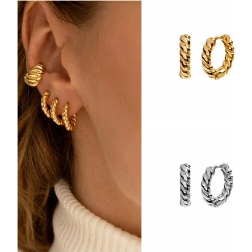 Aide Huggie Earrings 925 Sterling Silver Hoop Earrings for Women Silver Small Loop Vintage Piercing Earring Fine Jewelry Gifts