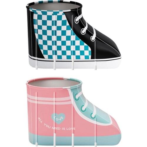 Shoe Shaped Folding Bathtub Portable Full Body Soaking Bath Barrel With Cushion Family Adult Kid Bathroom Spa Sauna Bucket Basin