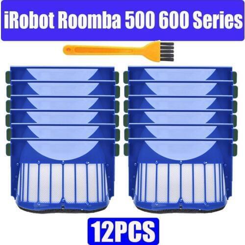 HEPA brush Filter Replacement for iRobot Roomba 500 600 Series 536 550 551 620 650 Vacuum Cleaner parts accessories