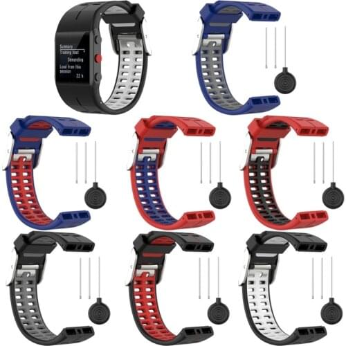ALLOYSEED Silicone Replacement Wrist Watch Band for Polar V800 Smart Bracelet with Tool Smart watch Strap for Men Women