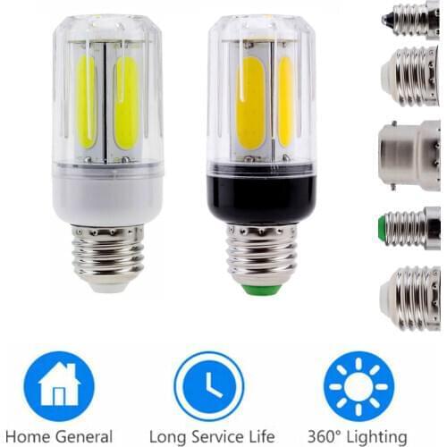 No Flicker Super Bright LED COB Corn Light Bulb Home Table Lamps 360 Lighting 12W 16W E27 E14 E12 E26 B22 AC 85-265V 110V 220V