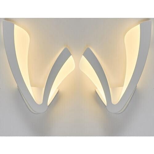 LED Fashionable Wall Lamp Bedroom Bedside Stairs Corridor Simple Wall light 110V 220V Decorative Wall ligh