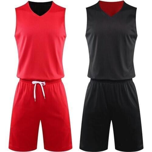 Jersey basketball Men Women Double-side basketball uniform customized basketball training jersey set blank college tracksuits