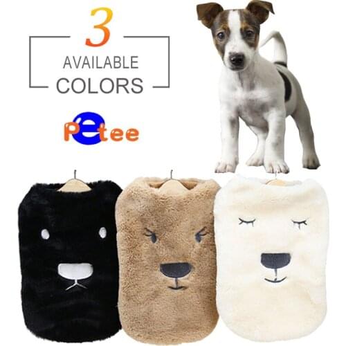 Winter Dog Sweater Warm Plush Pet Clothes for Small Dogs Two-legged Cotton Pet Clothing for Chihuahua Puppy Cat Costume Coat