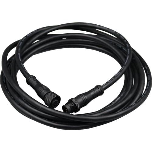 1Pcs 3m 8Pin Waterproof Black Cable Wire Connectors Male & Female Aviation Contact