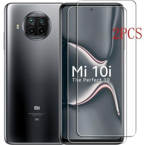 2PCS FOR Xiaomi Mi 10i High HD Tempered Glass Protective On Mi10i 5G M2007J17I Screen Protector Film Cover