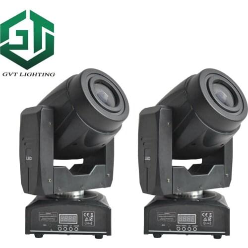 2pcs/lot 60W Led Moving Head Light Spot/Pattern Rotation Gobo 3 Face Prism DJ Stage Disco Light Nightclub Party Light 60 watt