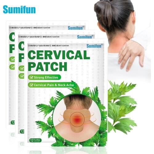 36pcs Sumifun Neck Patch Joint Cervical Spondylosis Pain Relief Sticker Rheumatoid Arthritis Wormwood Plaster Health Care K04801