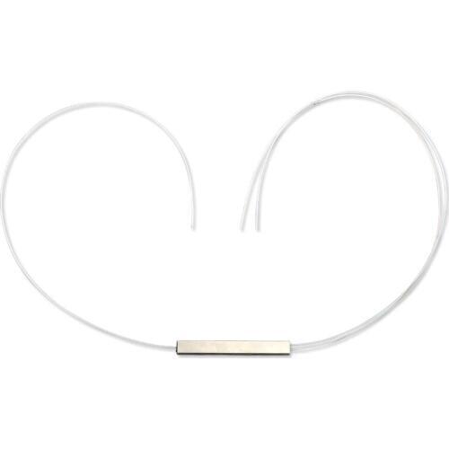 4pcs/lot Mini Steel Tube type Optical Fiber PLC Splitter 1:2 without Connector FTTH 1X2 fiber optic splitter factory