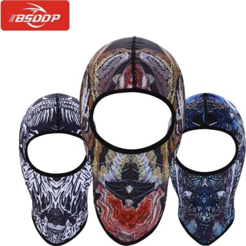 BSDDP Balaclava Face Mask Motorcycle Tactical Face Shield Mascara Ski Mask Cagoule Visage Full Face Mask Gangster Mask