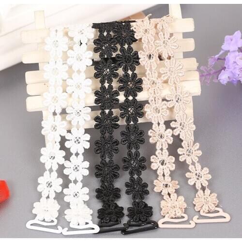 2/3Pair Fashion Wide Lace Flower Bra Straps Female Women Girls Adjustable Bra Straps Sexy Shoulder Strap Intimates Accessories