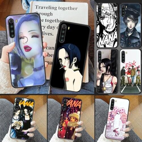 NaNa osaki Anime Phone case For Xiaomi Redmi Note 7 7A 8 8T 9 9A 9S 10 K30 Pro Ultra black art Etui luxury coque painting prime