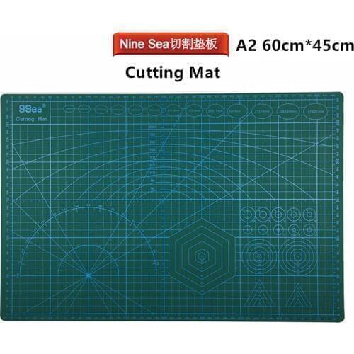 Nine 9 Sea Gundam model tool Double-sided scale Carving Cutting Mat A2 60*45cm