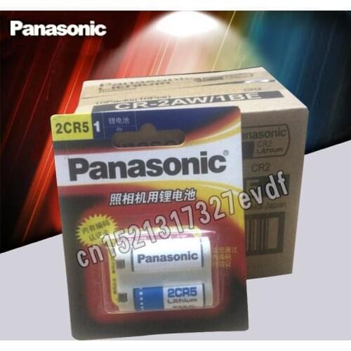 10pack New Original Panasonic 2CR5 6V 1500mah Lithium Battery BATTERIES Free Shipping