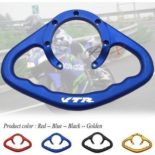 Motorcycle Passenger Handgrips Hand Grip Tank Grab Bar Handles Armrest For Honda VTR1000 SP-2 VTR1000F/Firestorm 2000-2016