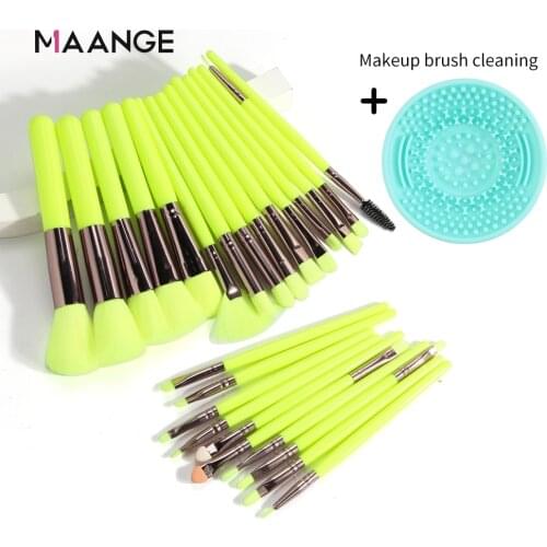 MAANGE 15/25PCS Makeup Brushes Set Professional Powder Foundation Eye Shadow Eyeliner Make Up Beauty Brush Tools Kit Maquiagem